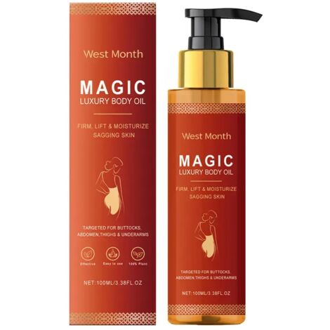 Huile corporelle hydratante et nourrissante pour soin quotidien de la peau - 100ml