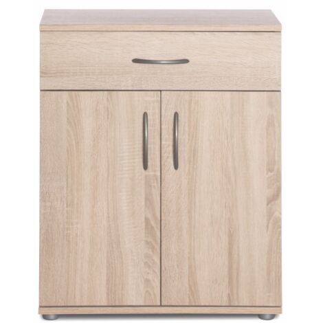 Eichenschrank 57x69x29 cm mit zwei Türen, einem Regal und einer Schublade - Dalia (1/4)