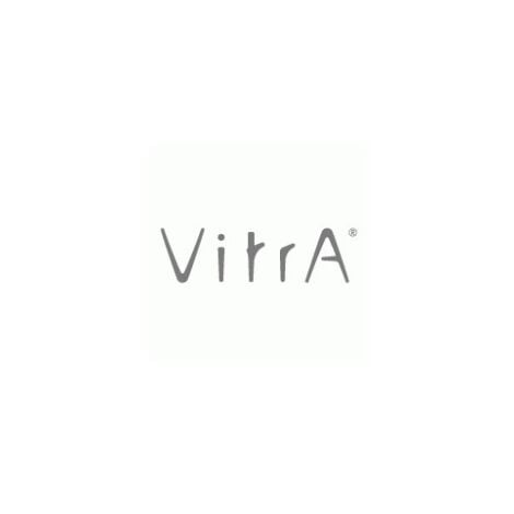 Waschtisch 65x49 cm weiß glänzend - Vitra Normus - Mit Halbsockel für Waschtisch