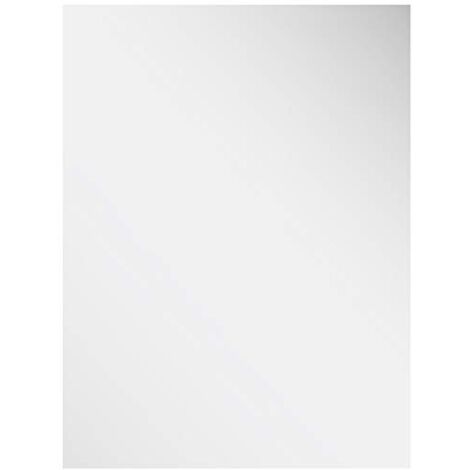 ANDY STAR Chrom-Badezimmerspiegel – 61 X 81 Cm, Polierter Edelstahlrahmen, Bruchsicher, Mit Halterungen