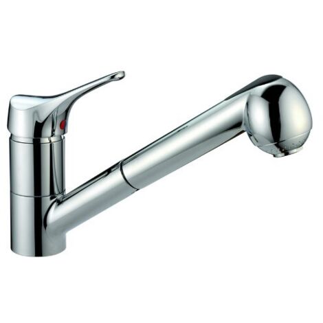 DP Armaturen GC11062 Einhebelmischer Für Spüle – Abnehmbarer Auslauf, Chrom, Mit Keramikpatrone