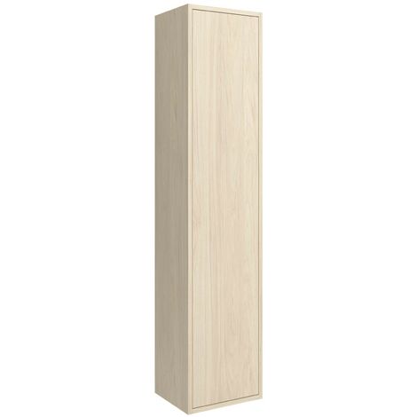 Badezimmer Badmöbel 60 cm Ulisse aus Nordick farbe Holz mit  Aufsatzwaschtisch 60 cm - Standard