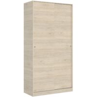 VEVOR Rattanschrank Mit 2 Türen – Sideboard, Verstellbare Regale, Für Flur, Wohnzimmer Oder Küche