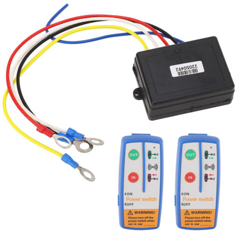 12-24V 120W Kabellose elektrische Seilwinde für LKW, SUV und ATV - Fernbedienung (1/5)