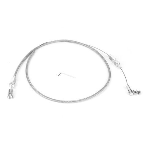 Universeller 36-Zoll-Gaszug aus Edelstahlgeflecht für Chevy/Ford 350 302 SBC-Motoren (1/5)