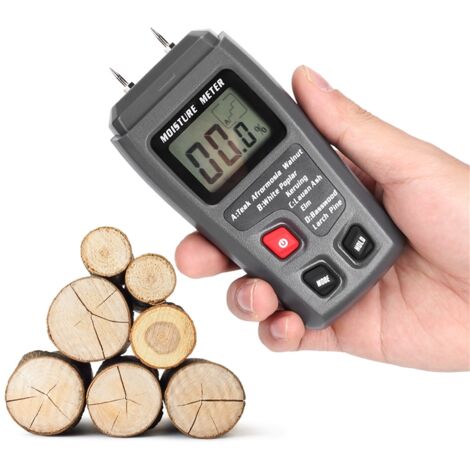 RS PRO 120 Feuchtemessgerät Digital für Baumaterial, Holz 0.2 → 2 %, 6 RS PRO 120 Feuchtemessgerät Digital für Baumaterial, Holz 0.2 → 2 %, 6