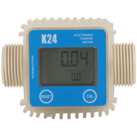 Digitaler Diesel-Durchflussmesser für chemische Flüssigkeiten und Wasser - K24 LCD-Turbine