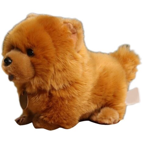 Niedliches Chow-Chow-Plüschtier (25 cm), weiches, flauschiges Stofftierkissen, Sofa-Deko, Geschenk fürs Schlafzimmer (1/5)
