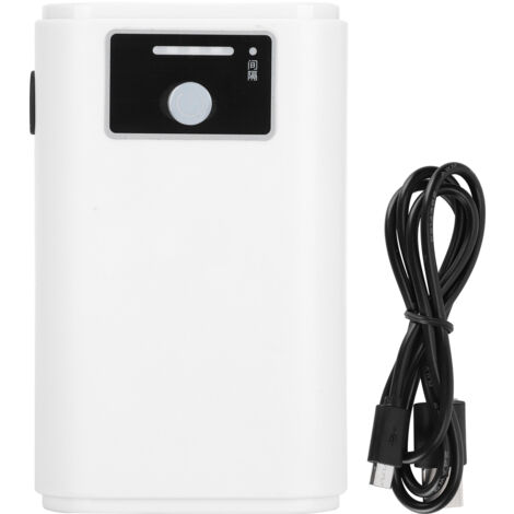 Leise Aquarium-Luftpumpe mit zwei Ausgängen und Leistungsanzeige (ZYN10USB mit Lithiumbatterie) (1/5)