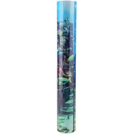 Korallen-Aquarium-Hintergrund-Wandaufkleber 91x50 cm Aquariumdekoration für Fische (1/5)