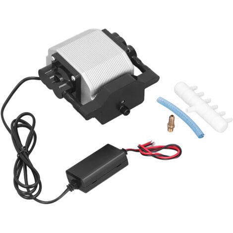 12V DC 30L 16W Aquarium-Luftpumpe, tragbarer Belüfter für Auto und Angeln, Sauerstoffpumpe für kleine Teiche und den Haushalt.