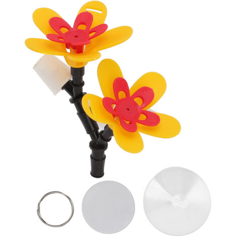 Nektarspender für Kolibris – Recyclingflasche mit Blumen für Garten und Terrasse – Attraktives Fütterungsset (1/5)