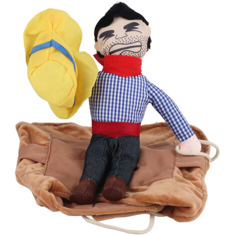 Cowboy-Kostüm für Hunde, lustiges Ritter-Outfit zum Verkleiden und Cosplayen (Größe L)