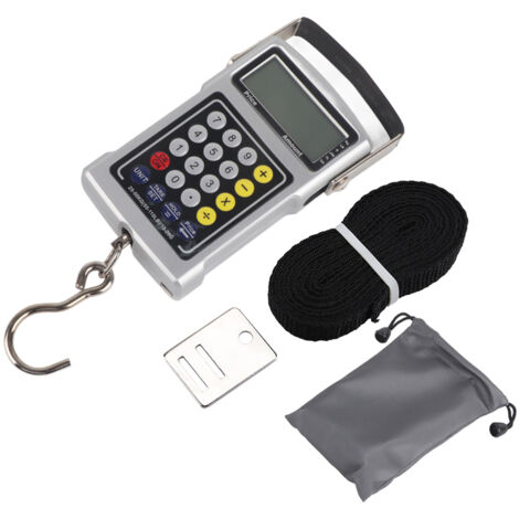 50 kg multifunktionale elektronische Waage für Angeln und Gepäck mit Haken (1/5)