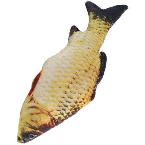 Dekoratives 3D-Kissen in Karpfenform, 40 cm – Modernes Wohnaccessoire für Sofa (1/5)