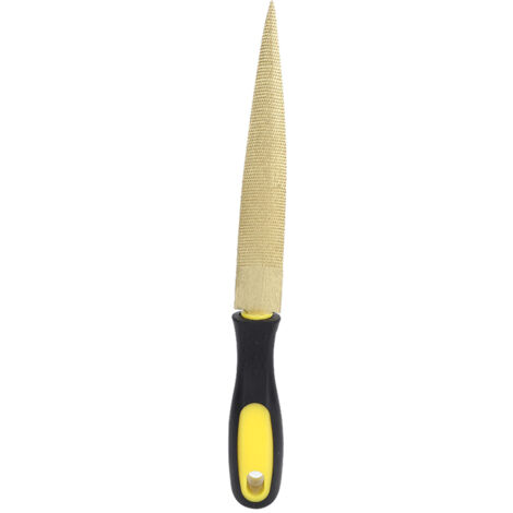 Zoll lange, konische Goldholzfeile, Schnitzwerkzeug für Holzbearbeitung und Heimwerkerprojekte, ideal für Bastelarbeiten und Holzbearbeitung. (1/5)