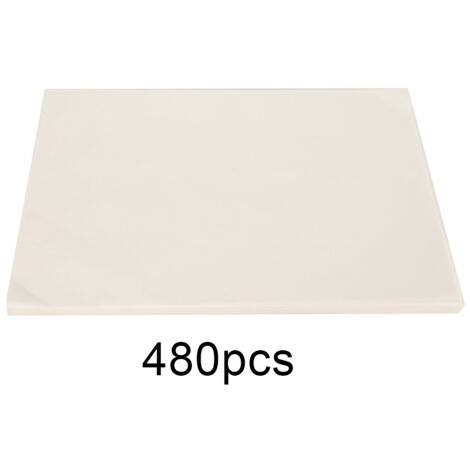 480 Blatt lebensmittelabsorbierendes Papier – Backmatte für Kuchen, Brot, Gebäck, Grillgerichte und Partyküche (1/5)