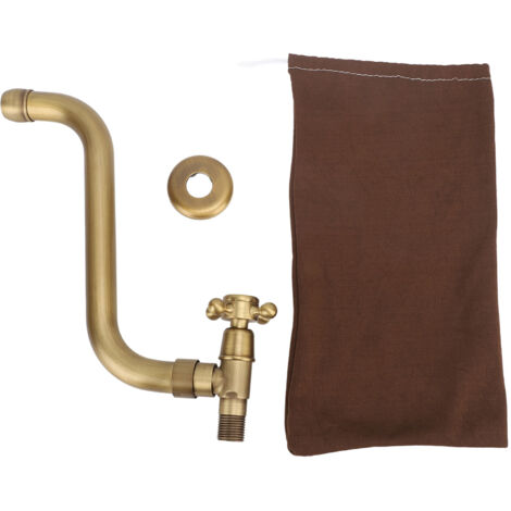 Vintage-Wandarmatur aus frostbeständigem Kupfer in Antik-Optik für Bad, Küche und Garten (1/5)
