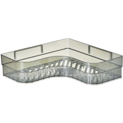 Eckduschablage aus Kunststoff, Wandmontage-Duschorganizer für Badezimmer, Dunkelgrün (1/5)