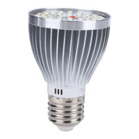 60-W-LED-Pflanzenlampe, Vollspektrum-Gartenbaubeleuchtung für Blüte und Indoor-Anbau, 85–265 V