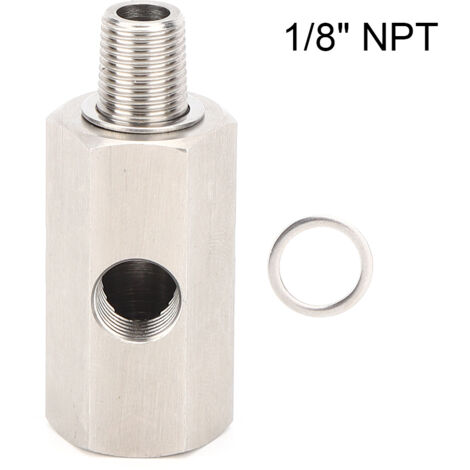 Ölzulaufanschluss für Turbolader aus Edelstahl – 1/8 Zoll NPT (1/5)