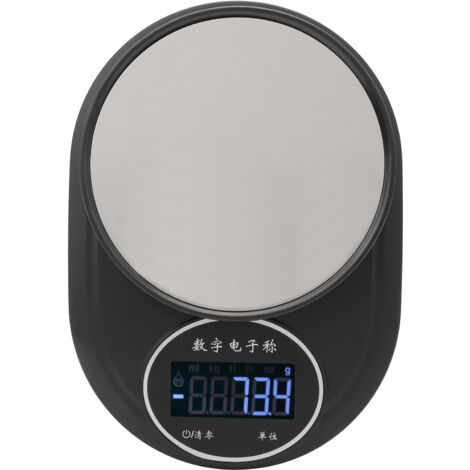 Tragbare elektronische Waage – Präzise digitale LCD-Badezimmerwaage (5 kg/0,1 g) (1/5)