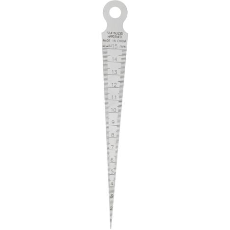 Kegellehre aus Edelstahl, 1-15 mm – Präzisionsmesswerkzeug für metrische und Zollbohrungen