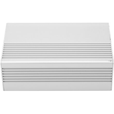 Graues Aluminiumgehäuse für Elektronikprojekte (1/5)