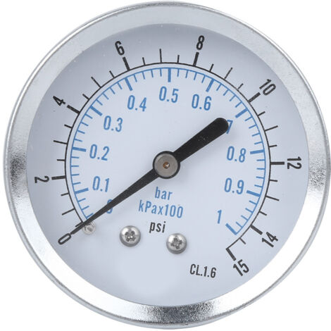 Professionelles axiales Manometer Y60 – Präzise Druckmessung für den Heimgebrauch (1/5)