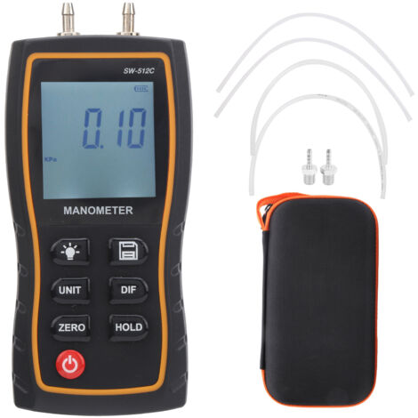 Digitales Luftdruckmessgerät für HLK-Anlagen - SW-512C (1/5)