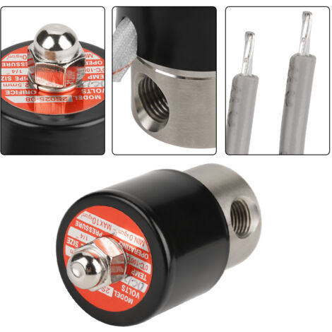 Magnetventil 12V DC G1/4 Zoll – Normalerweise Geschlossen, Aus Edelstahl 304, Für Wasser, Luft, Öl Und Gas
