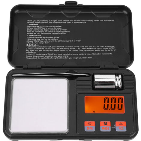 Mini-Digitalwaage (200 g) mit hoher Präzision und LCD-Bildschirm (1/5)