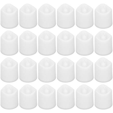 24 flammenlose LED-Elektronikkerzen für Hochzeitsdekoration – sicher und umweltfreundlich (1/5)