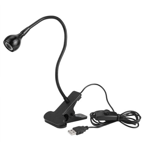 Flexible LED-Schreibtischlampe mit USB-Anschluss, Lese- und Nachtlicht