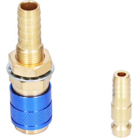 Produktbild von Argon-Schnellkupplung Aus Messing – Schlauchverbinder Für WIG-Kühler & Schweißzubehör