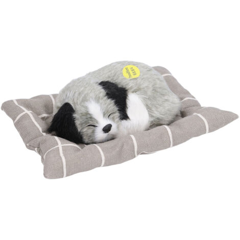 Husky-Hundespielzeug mit Stoffkissen, quietschendes Plüschtier zum Schlafen, Dekoration für kleine Hunde (1/5)
