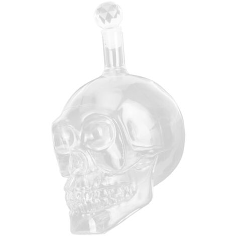 550-ml-Weinflasche aus Borosilikatglas in innovativer Totenkopfform für KTV-Bars (1/5)
