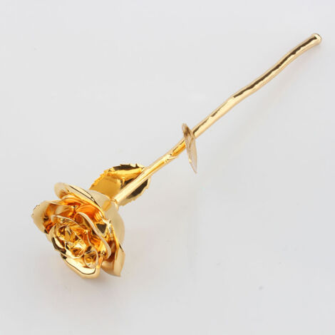 Premium-Goldrose mit langem Stiel – Luxuriöses Geschenk zum Muttertag, Geburtstag und Hochzeitstag (1/5)