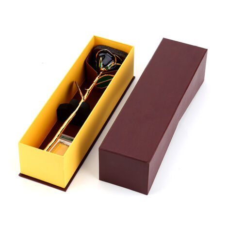 24-karätige Goldrose mit langem Stiel – Romantisches Geschenk für Sie – Geschenkidee für Verliebte (1/5)