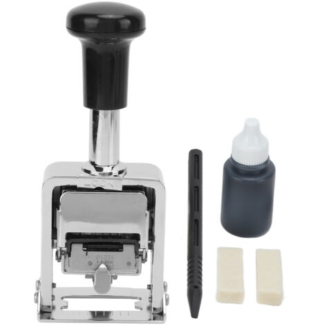 Automatischer 5-stelliger Zahlenstempel aus Zinklegierung für die Bankbuchhaltung