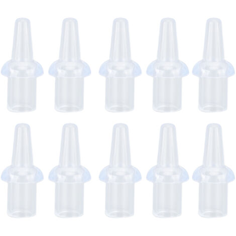 10 weiche, waschbare Silikon-Einlaufspitzen, 8 mm Innendurchmesser, für Intimduschen, Ersatz-Einlaufspitzen (1/5)