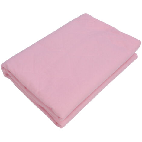 Weiche, saugfähige und wasserdichte Bettauflage bei Inkontinenz – waschbar, ideal für Kinder und Senioren – rosa, für den Heimgebrauch (1/5)