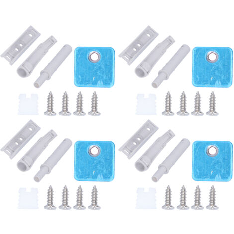 Sets Türdämpfer mit Druckriegeln für Schränke, Garderoben und Ankleidezimmer (1/5)