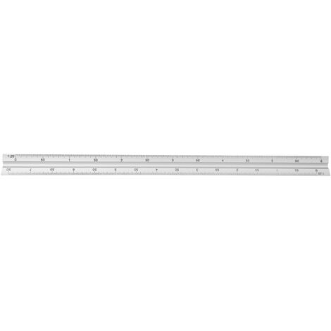 30 cm langes Dreiecklineal aus multifunktionaler Aluminiumlegierung für technische Anwendungen und Messungen. (1/5)