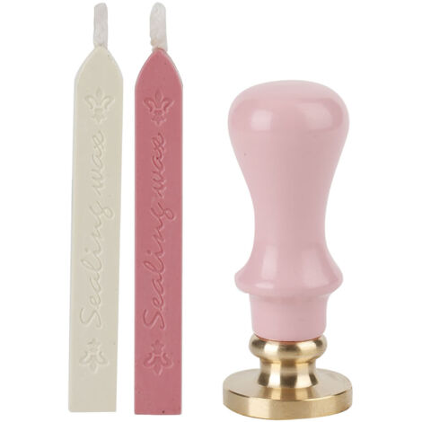 Vintage-Wachsstempel mit Holzgriff für Briefe – Kreatives und elegantes Geschenk (Antikrose 070049) (1/5)