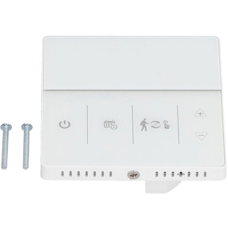 Programmierbarer Smart-Thermostat mit 10K-Sensor für Wandheizkessel, präzise Temperaturregelung und 3A-Anschluss, Weiß, 230 V