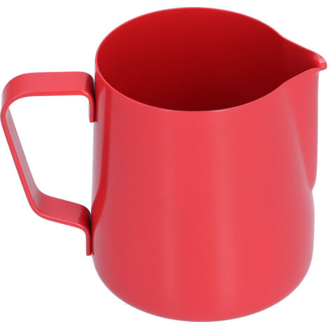 400-ml-Milchkännchen aus Edelstahl mit PTFE-Ausgießer für Kaffeeschaum – Barista-Zubehör für Zuhause (1/5)