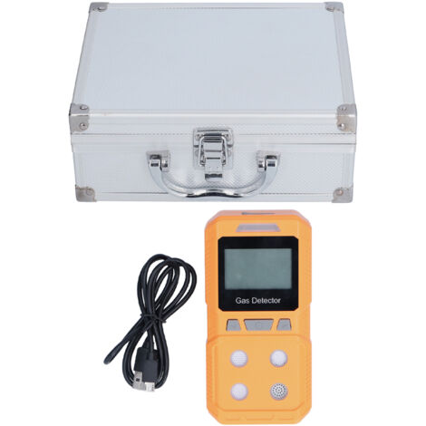 Hochempfindliches 4-in-1-Gaswarngerät für H₂S, CO, O₂ – USB-aufladbar – Für Bergwerke und Tankstellen