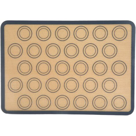 Backmatte aus Fiberglas und lebensmittelechtem Silikon, antihaftbeschichtet und hitzebeständig für Gebäck, Pizza und Brot (1/5)