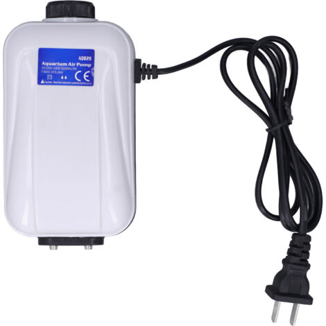 Extrem leise 5-W-Aquarienluftpumpe, Mini-Teichbelüfter mit 220-V-Stecker (CN-Stecker)